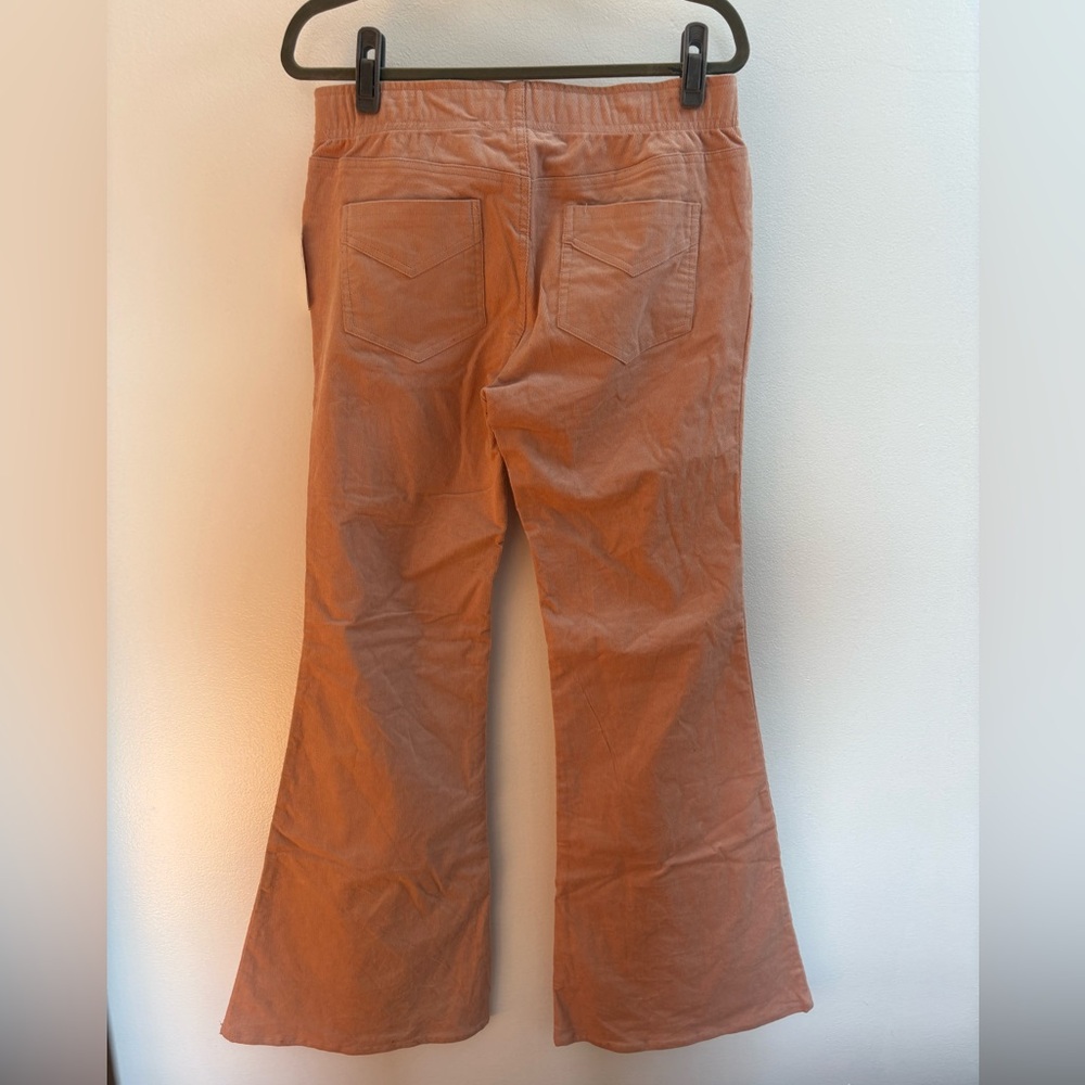Forever 21 Blush Low-Rise Corduroy Flare Leg Pants XL - Picture 8 of 10